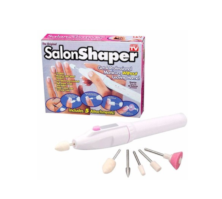 Набір для манікюру, фрезер для нігтів Salon Shaper + 5 насадок (KG-550)