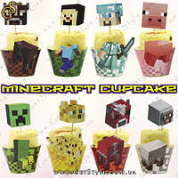 Капкейки Minecraft Minecraft Cupcakes 8 шт