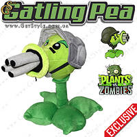 Игрушка Горохомёт из Plants vs. Zombies - "Gatling Pea"- 28 х 25 см