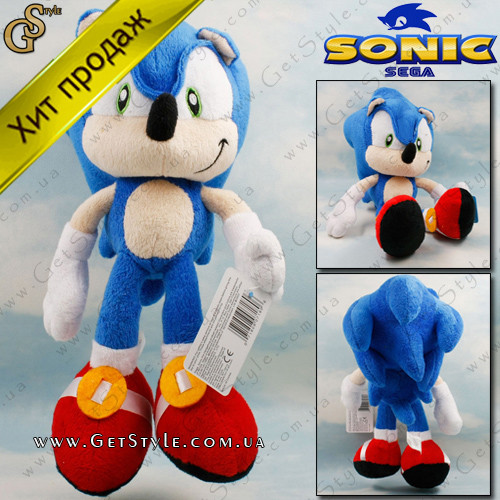 Плюшевая игрушка Соник Plush Sonic 27 см., цена 350 грн — Prom.ua (ID ...
