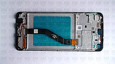 Дисплей з сенсором Samsung А215 Galaxy А21 Black, GH82-22836A, оригінал з рамкою!, фото 4
