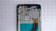 Дисплей з сенсором Samsung А215 Galaxy А21 Black, GH82-22836A, оригінал з рамкою!, фото 6