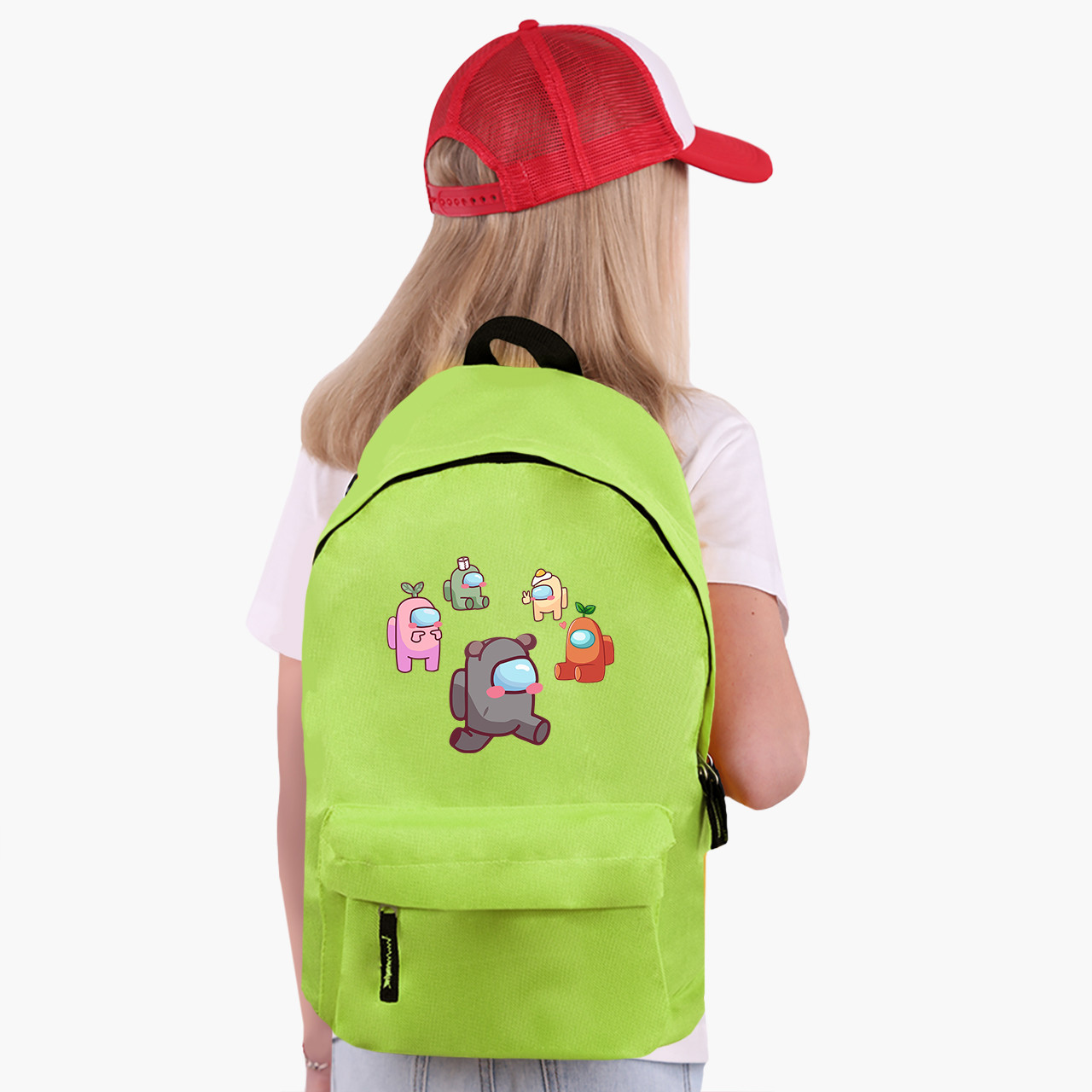 Рюкзак дитячий Амонг Ас (Among Us) (9263-2407) Салатовий