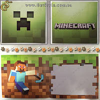 Фирменная открытка MineCraft Postcard