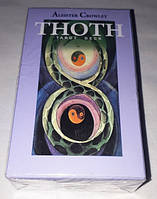 Карти Таро Тота, Алістер Кроулі. Thoth tarot deck by Aleister Crowley. Колода середня, Карти 10,5 х 6 див.