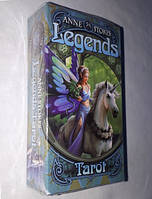 Карты Таро Легенды. Anne Stokes Legends Tarot, Fournier. Колода средняя, Карты 11 х 6 см.