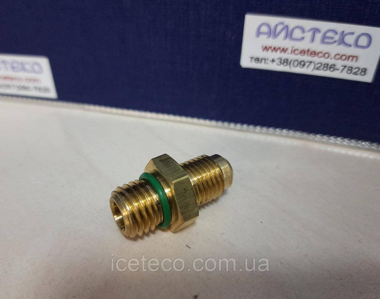 Адаптер-перехідник M12x1,5x1/4" SAE M для швидкознімних муфт під R1234yf, фото 1