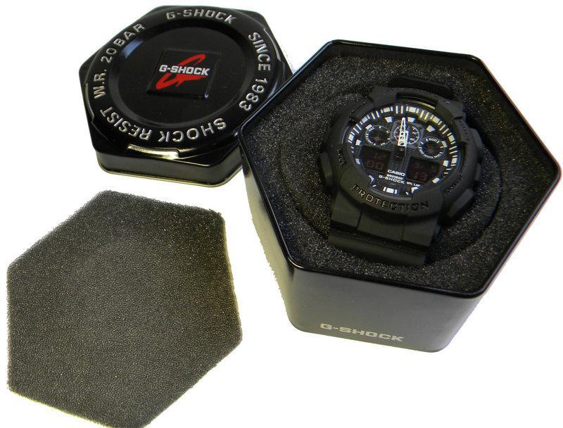 Подарочная коробка для часов CASIO G-SHOCK, шестигранная, металлическая ( код: IBW538B ) - фото 4 - id-p1305340446