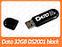 USB флеш накопитель Dato 32GB DS2001 black USB 2.0 (DS2001B-32G), фото 2