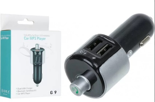 FM модулятор CAR BT G9+bluetooth №4161