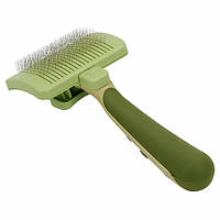 Safari Self-Cleaning Slicker Brush пуходерка сликер з самоочищенням для собак і котів S