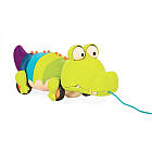 Іграшка-Каталка На Мотузочці - Крокодил Клац-Клаус Battat BX1674Z, фото 5
