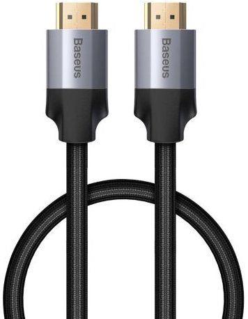 Кабель Baseus Enjoyment Series 4KHD Male to 4KHD Male Adapter 1m, Dark gray (CAKSX-B0G), фото 1