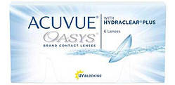 Контактні лінзи Acuvue Oasys with Hydraclear Plus