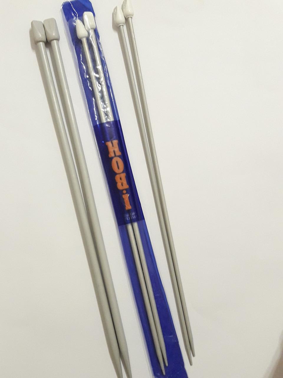 Спиці для в'язання прямі . Довжина 34 см № 8. Туреччина