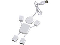 USB хаб-человечек на 4 порта Белый (5488-99)