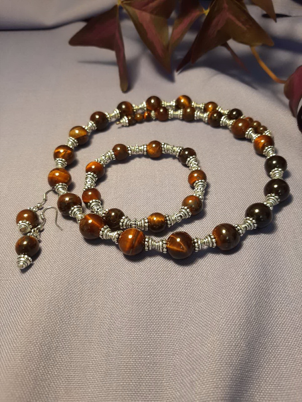 КЛЕОПАТРУ, бічне око. Комплект із натурального каменю, фото 1