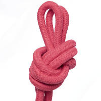 Скакалка для художественной гимнастики 3м Lingo C-5515, Малиновый Розовый