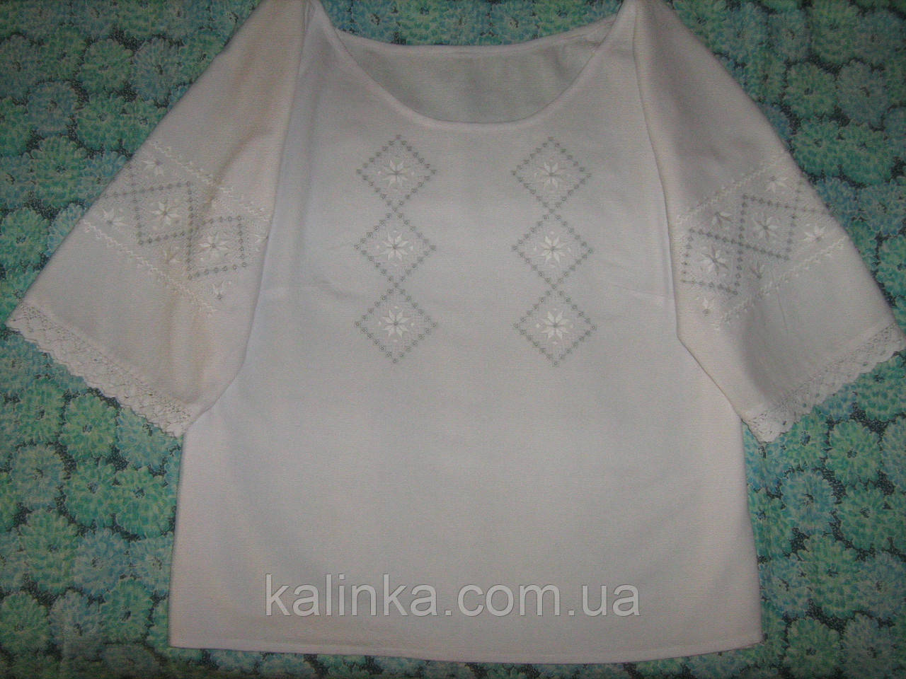 Сорочка вишиванка жіноча Біла Етнічна ручна вишивка