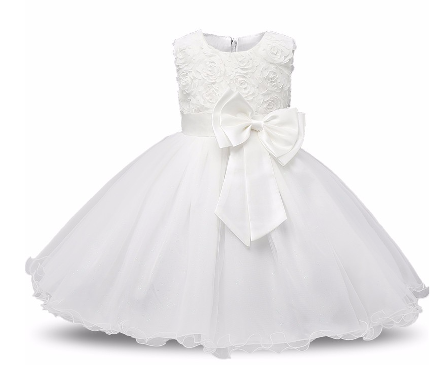 Ошатне біле бальне плаття сніжинка. Elegant white ball gown криву.