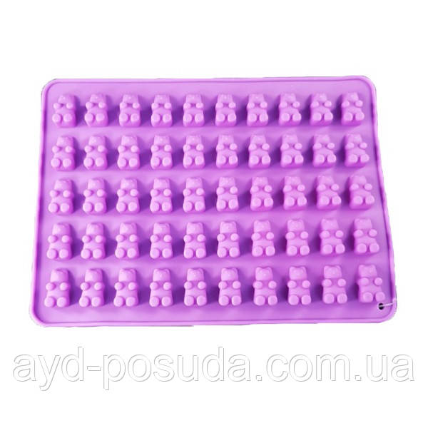 Силіконова форма для цукерок "Ведмедики" арт. 870-387181