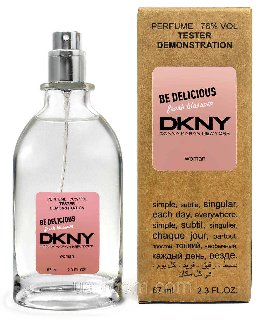 Тестер жіночий Donna Karan Be Delicious Fresh Blossom, 67 мл