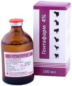 Гентафарм 4% для лікування шлунково-кишкових захворювань, 100 мл, фото 1