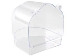Купалка моноліт для папуг, канарок, амадин TRIXIE (Триксі) прозора, 13*14*14см