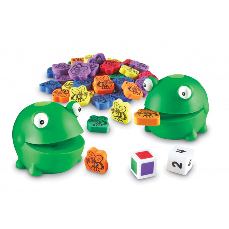 Математична настільна гра «Голодна жаба» Froggy Feeding Fun Learning resources