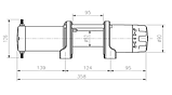 Лебідка для квадроцикла T-Max ATWPRO-2500 - 12V / 1135 кг - 2500 lb, фото 3