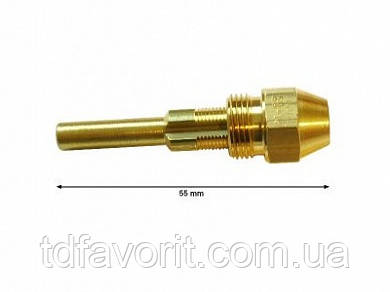 Форсунка дизельної гармати MASTER B70 (107 35-14 L=55 мм), фото 1