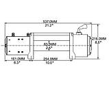 Лебідка автомобільна T-Max EW-9500 - 12V / 4310 кг - 9500 lb IMPROVED, фото 3