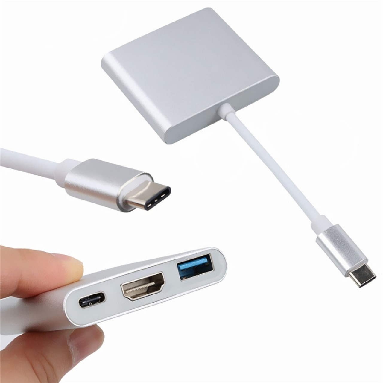 Адаптер 4K USB Type-C 3.1 -> HDMI/ТВ/USB 3.0/USB-C/OTG Multiport