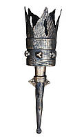 Кований світильник - бра факел на 1 свічку під старовину