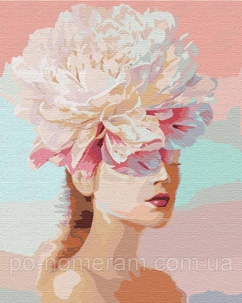 Акційна Картини за номерами Ідейка Квіткові думки Ірина Волкова (KHO4765) 40 х 50 см, фото 1