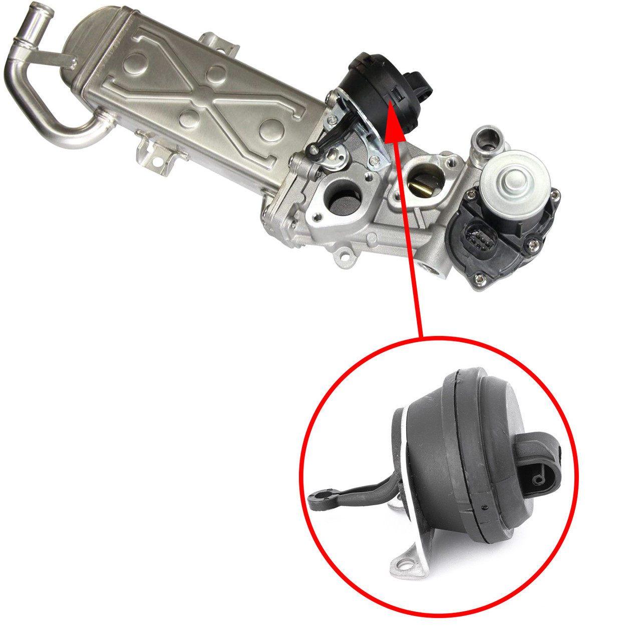 Вакуумний актуатор радіатора системи EGR Volvo 2.4 TDI, 2.0 TDI 31439464 36010129