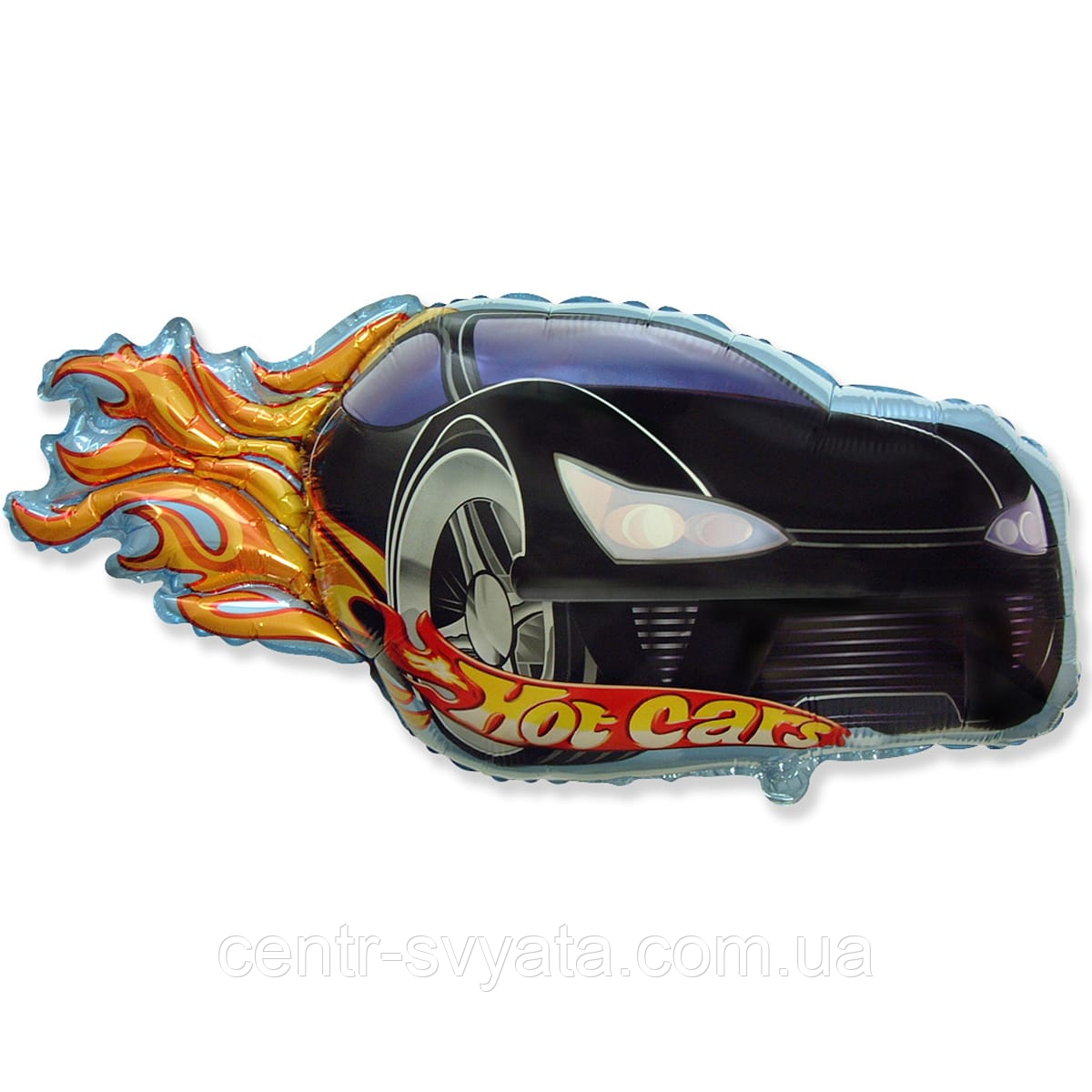 Фольгована кулька Flexmetal 31"(43х79 см) "Hot cars | Хот карс" машина чорна