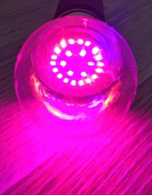 Світлодіодна фітолампа SL-3098F 12W Е27 220V (fito spectrum led) Код.59791