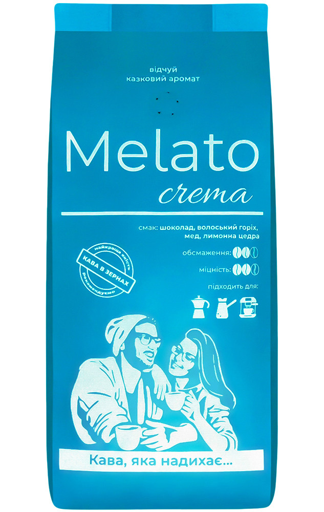 Кофе в зернах Melato crema, 1кг. (код 2079)