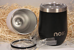 Набір келихів для вина сталеві NOIR