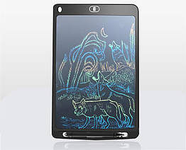 Кольоровий графічний планшет LCD-планшет для малювання Writing Tablet 12 дюймів Black (2172312, 1895647 — 378
