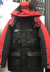 Куртка зимняя утепленная для мальчика черная  Glo-Story 170