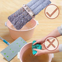 Швабра ледащо Spin Mop з віджимом мікрофіброю і полосканням для підлоги Диво cleaner 360 телескопічна, фото 4