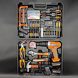 Набір слюсарного інструменту Професійні інструменти для будинку Великий набір слюсаря з шуруповертом, фото 2