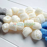 Шапочка в'язана СІРА, 3х3.5 см, 1 шт, фото 5