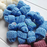 Шапочка в'язана СІРА, 3х3.5 см, 1 шт, фото 6