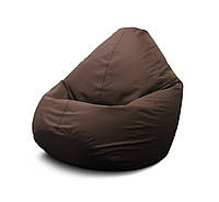 Кресло мешок груша iPuff Оксфорд XL (80x110 см) Коричневый