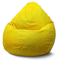 Кресло мешок груша iPuff Оксфорд XL (80x110 см) Желтый