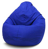 Кресло мешок груша iPuff Оксфорд XXL (90x125 см) Синий