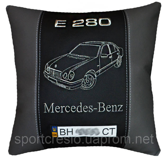 Подушка сувенирная в машинус логотипом Mercedes мерседес - фото 4 - id-p22833950